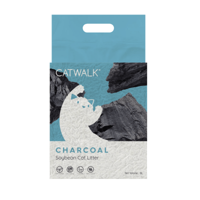Buy Catwalk Soybean Cat Litter (Charcoal)-6L | Pets Global Singapore ... - Soybean Cat Litter Great Advantage
