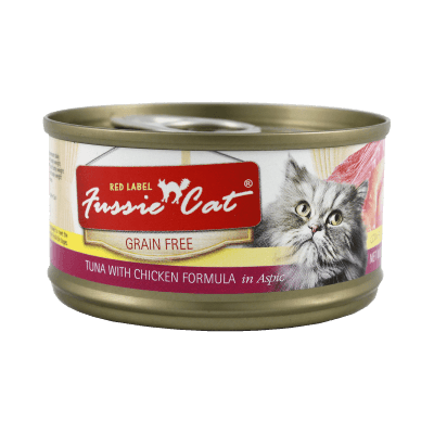 fussie cat gold label